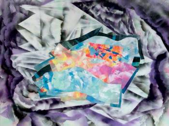 Diamond Life, 2015 60” x 48”, acrylic and airbrush on canvas 